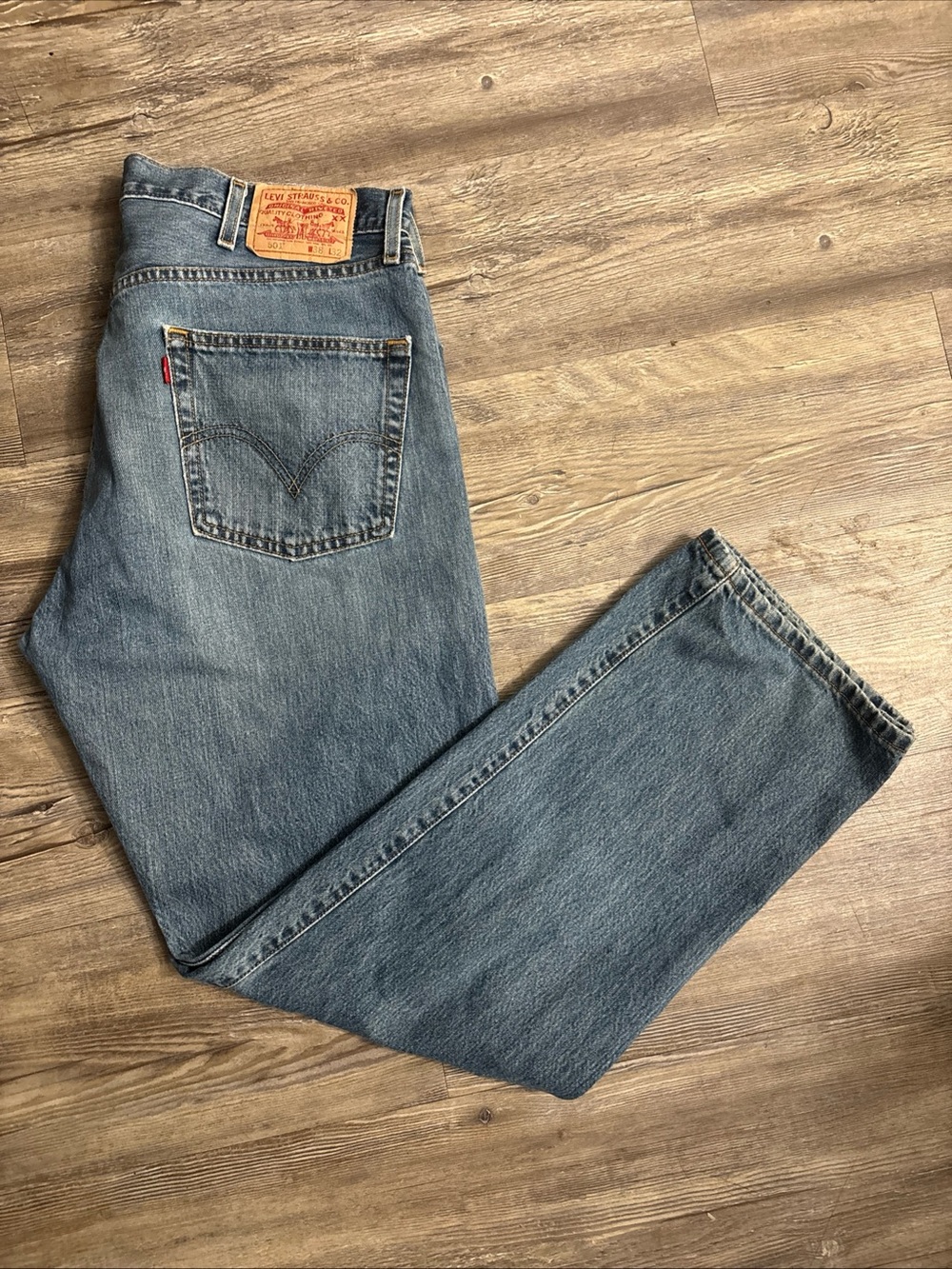 Levi's Men's 501 Original Fit Denim Jeans Jan 2005 Vintage Y2K  38x32